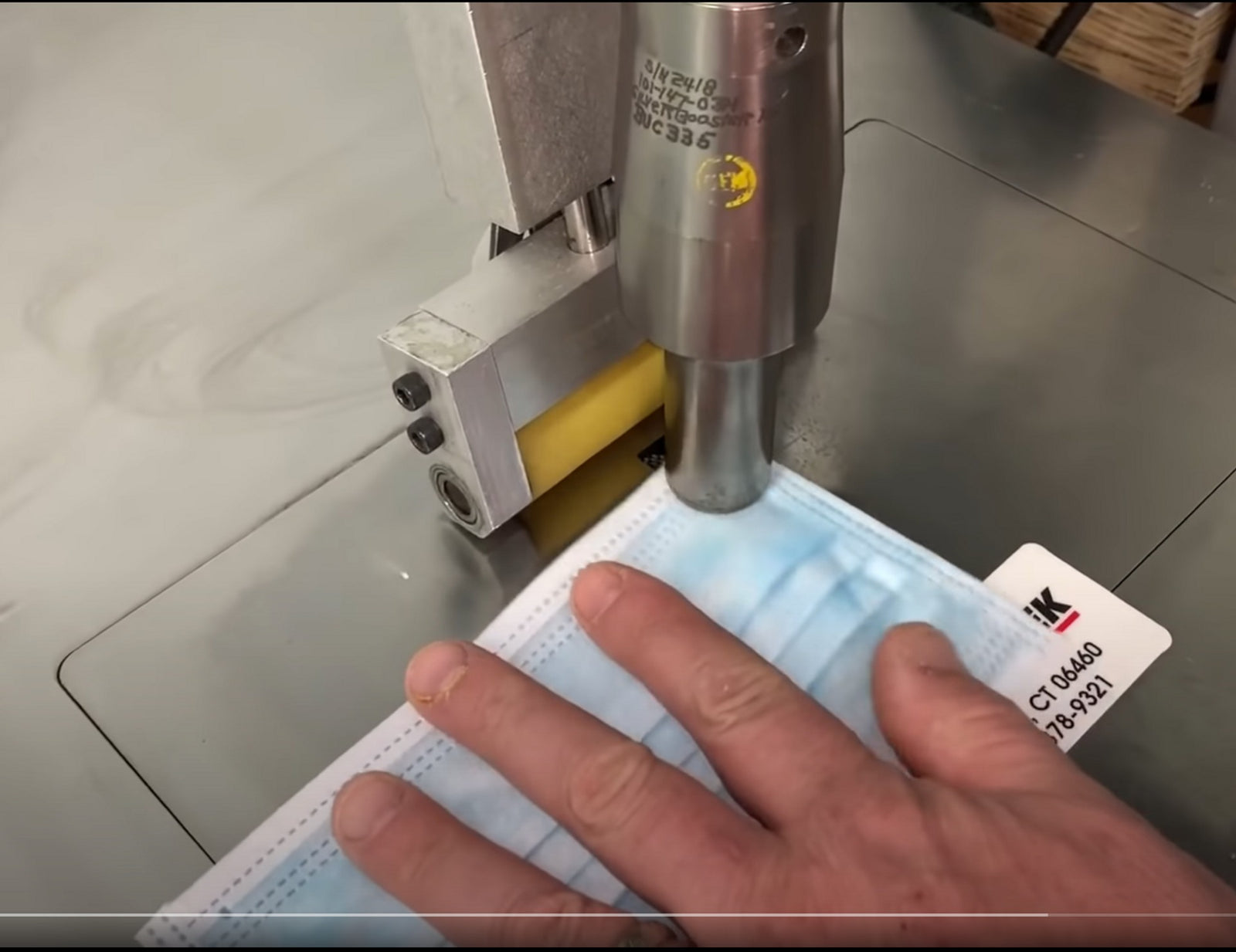 VIDEO: How Surgical N95 Face Masks are made using Ultrasonic Welding by Sonitek